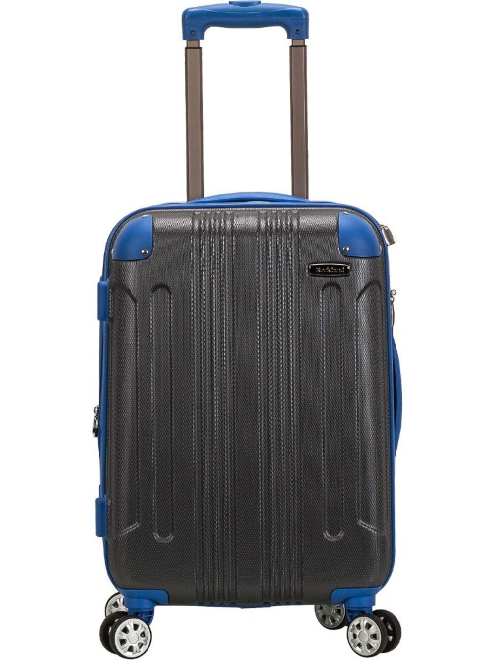 Stylish 20" Hardside Spinner Carry-On Luggage, Lightweight, Two-Tone Grey Travel
